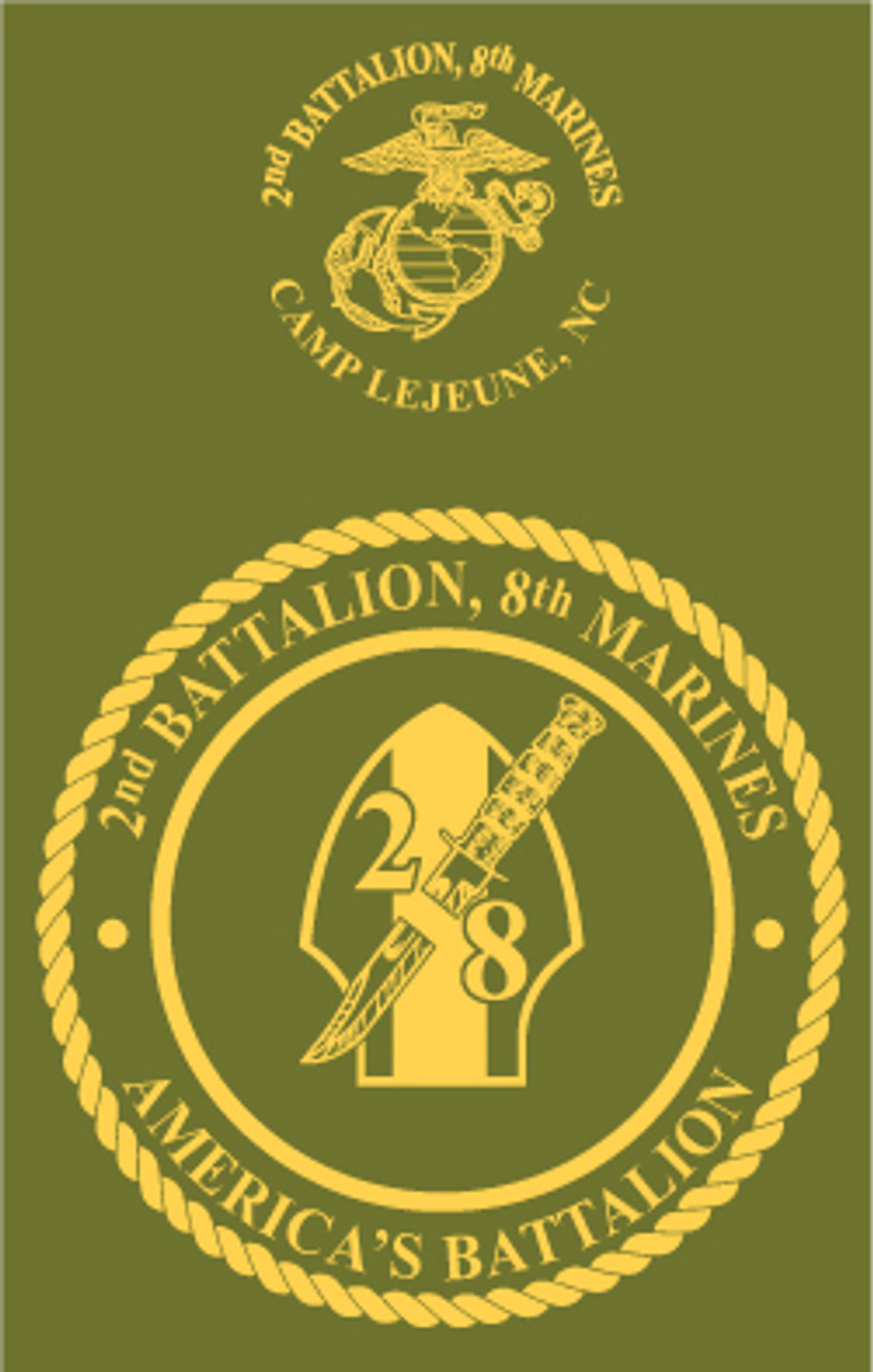 2nd Battalion, 8th Marines Hood - Hard Charger Apparel